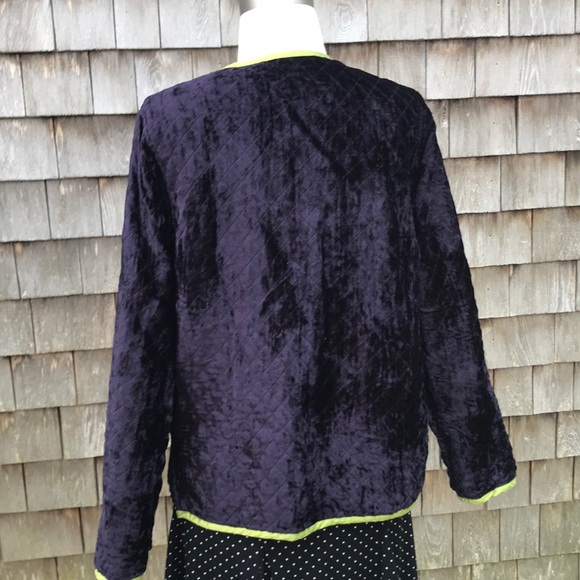 Reversible Silk and Velour Mao Jacket - Picture 8 of 8